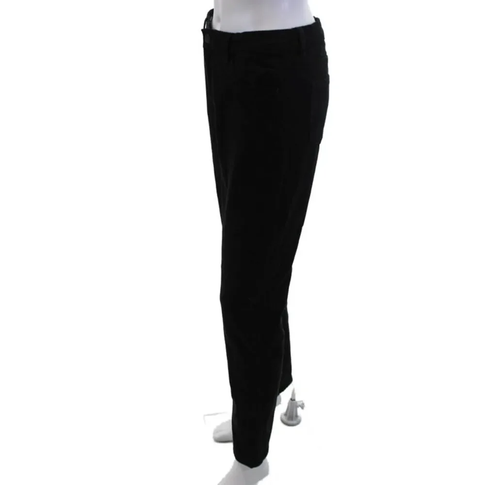 DL1961 Girls Cotton Zippered Straight Jeans Black Size 16